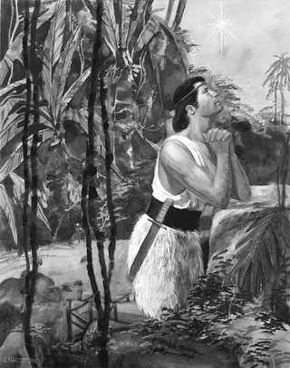 Nephi praying