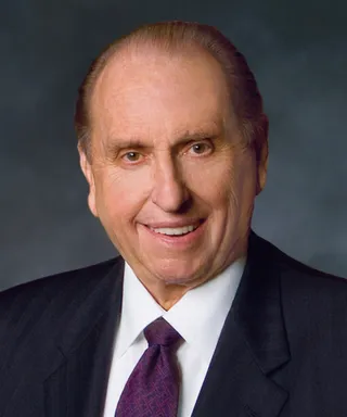Official portrait of President Thomas S. Monson, 2008.