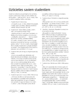 izdales materiāls, Uzticieties saviem studentiem