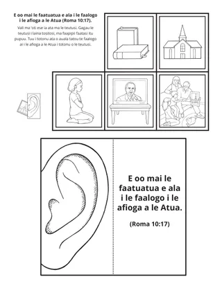 itulau o gaoioiga: e tupu le faatuatua i le faalogologo