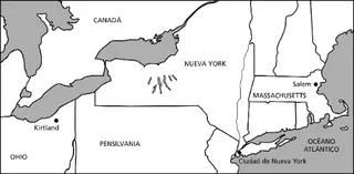 mapa, noreste de los EE. UU.