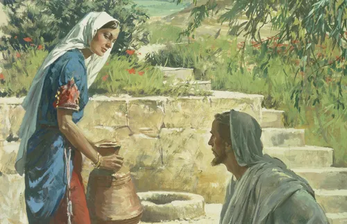 Jesus and the woman at the well