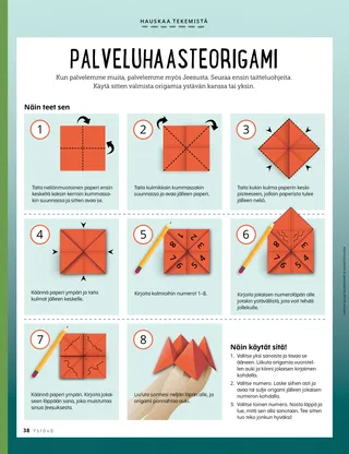illustrated oribami instructions