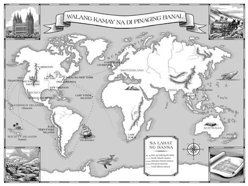 pangkalahatang mapa ng mundo