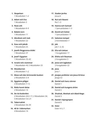 Table of Contents coloring page