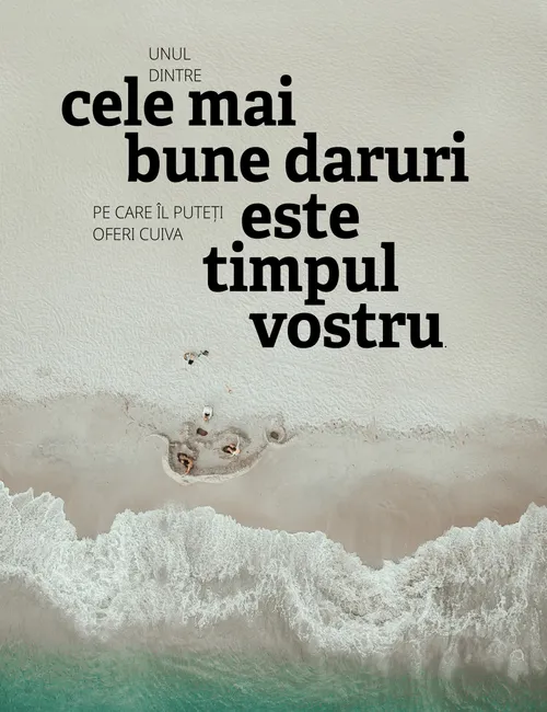 afiș „Unul dintre cele mai bune daruri”