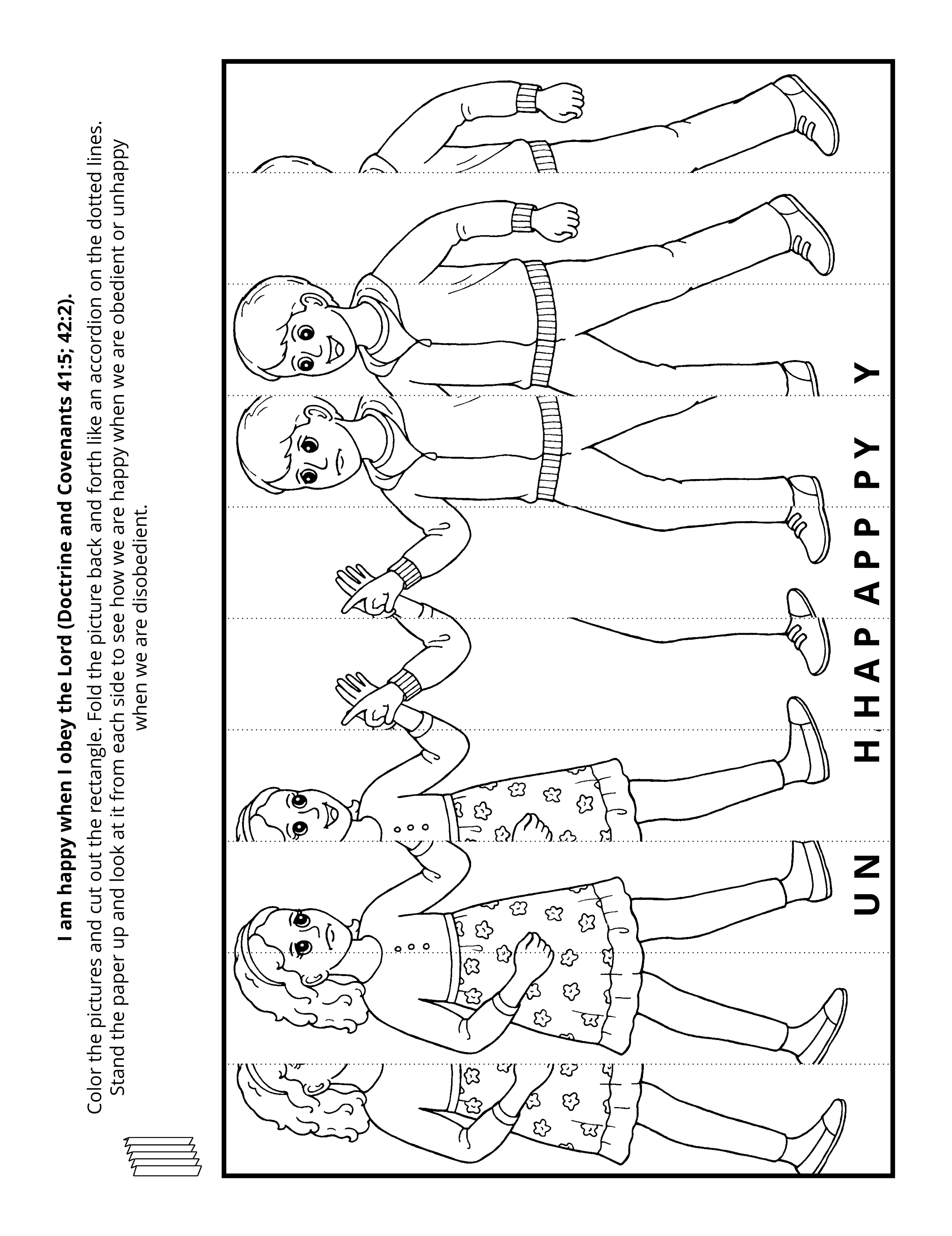 Coloring picture of boy and girl