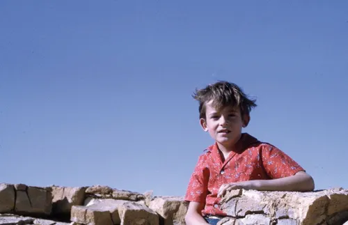 Patrick Kearon as a boy