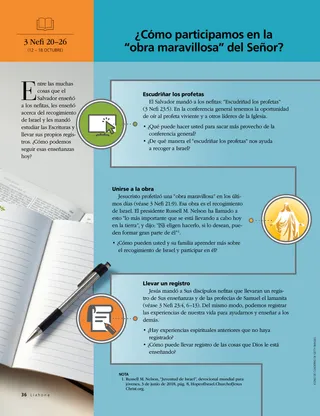 How do we participate in the Lords marvelous work