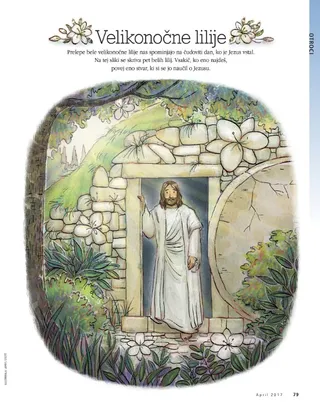 Easter lilies activity