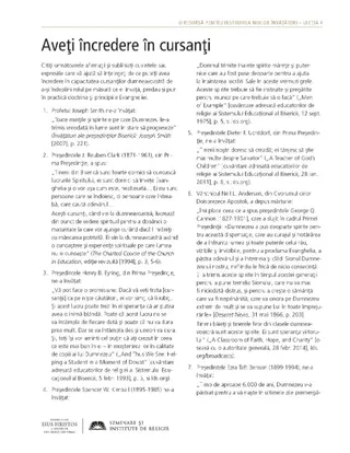 foaie de prezentare, Aveţi încredere în cursanţi