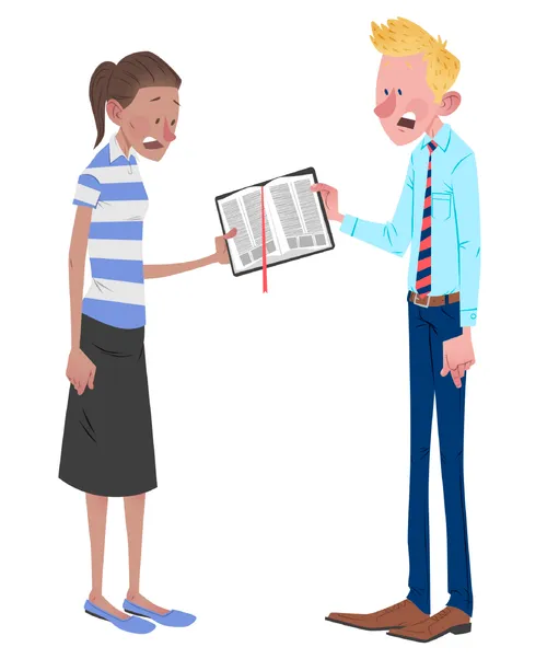 young man, young woman, and the scriptures