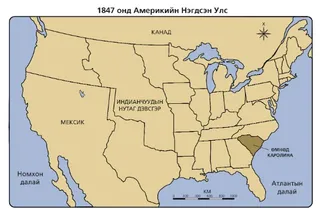 Хойд Америк газрын зураг