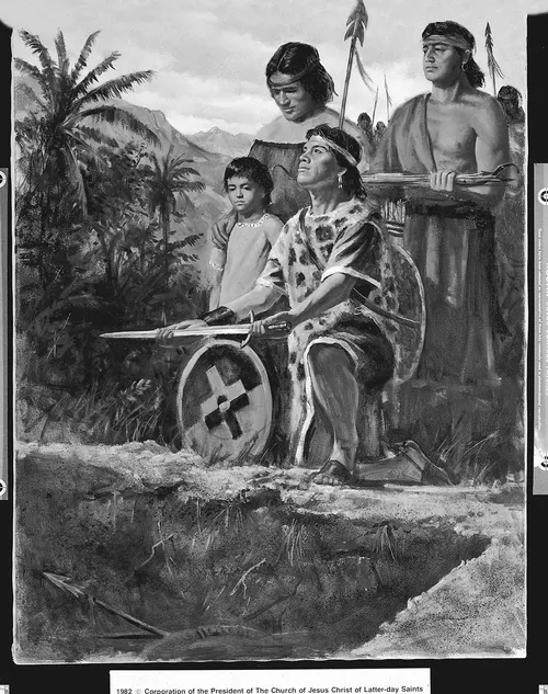 Anti-Nephi-Lehies burying swords