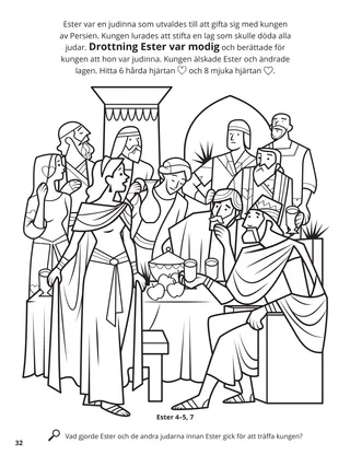 Esther coloring page