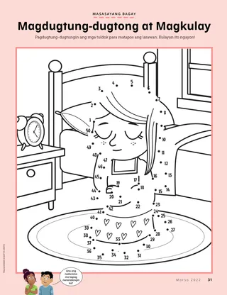 coloring page of girl praying