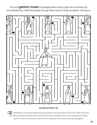 Tenth Article of Faith coloring page