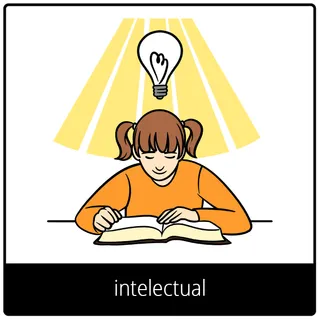 símbolo del Evangelio de intelectual