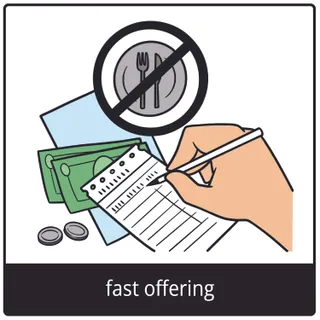 fast offering gospel symbol