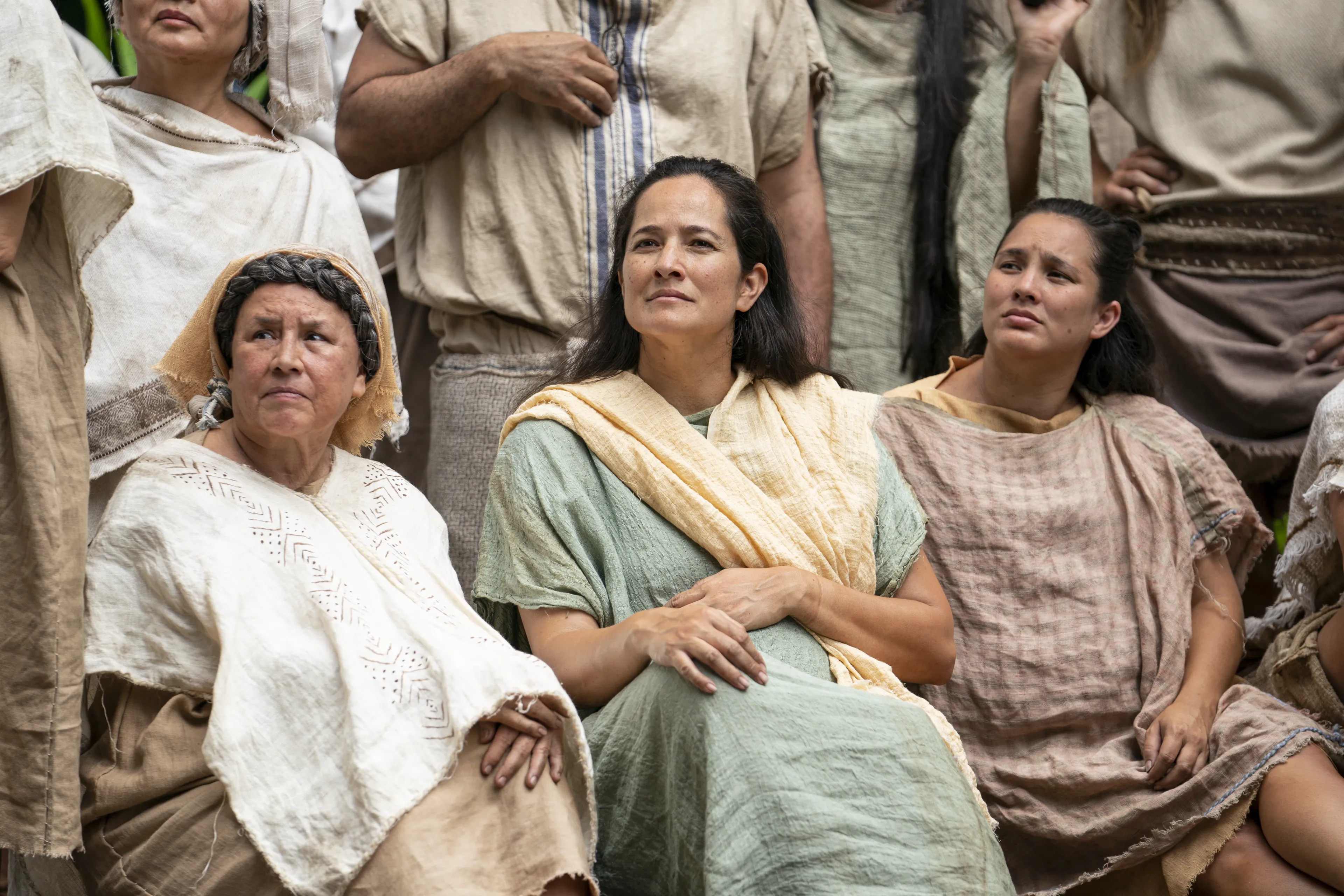 People prepare themselves to be baptized at the Waters of Mormon. They listen to Alma teach and testify.
