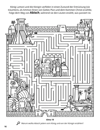 Abish Gathers the People coloring page