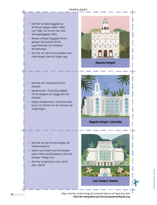 pdf-sida med tre tempelkort