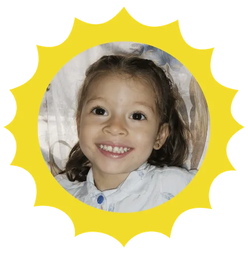 Headshot of a smiling little girl