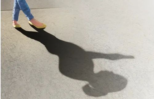girl’s shadow