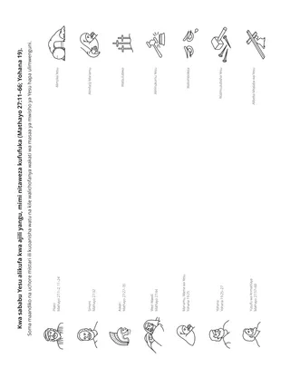 ukurasa wa shughuli: Kwa sababu Yesu alikufa kwa ajili yangu, ninaweza kufufuka.