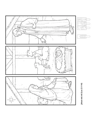 page d’activité : Jésus dans la crèche