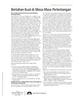 selebaran, Bertahan Kuat