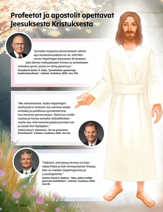 Sivun PDF, jossa on kuvitus ylösnousseesta Jeesuksesta Kristuksesta sekä sydämen väritystehtävä