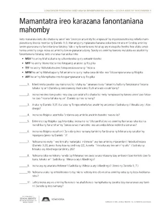 taratasy zaraina, Mamantatra ireo karazana fanontaniana mahomby