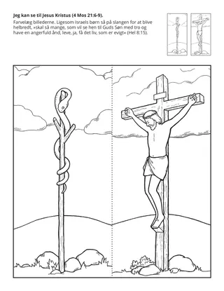 aktivitetsside: Jeg kan se hen til Jesus Kristus