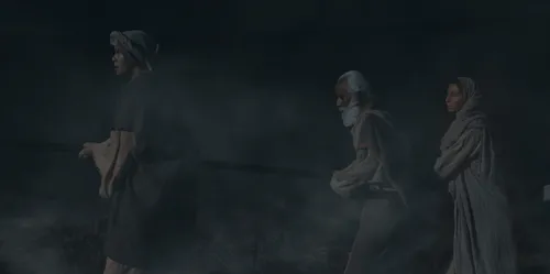 Lehi and his family travel in the wilderness.