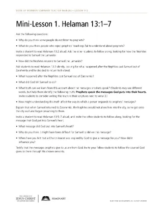 handout, mini-lesson 1