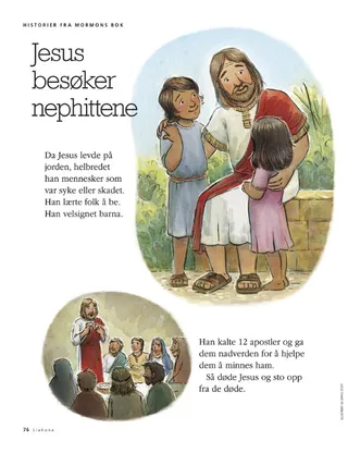 Jesus visits the Nephites