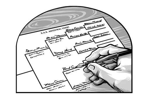 filling out a pedigree chart
