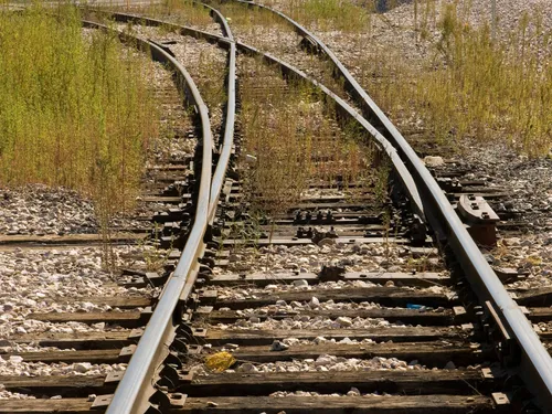 railroad switch point