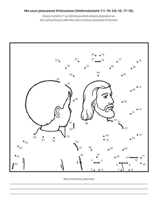 tegevusleht: mul on tunnistus Jeesusest