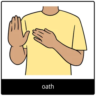 oath gospel symbol