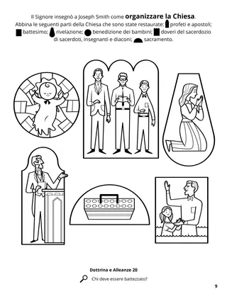 The Restored Church of Jesus Christ coloring page
