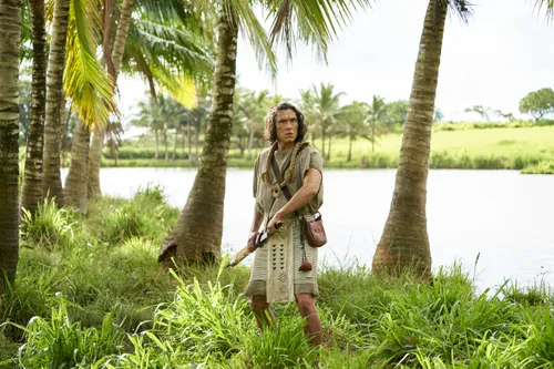 Ammon, son of Mosiah, draws his sword as the Lamanites approach to scatter the flocks of King Lamoni in the land of Ishmael.