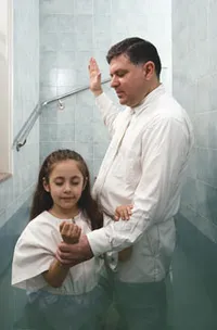 baptême d’une fillette