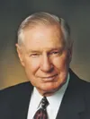 Last official portrait of President James E. Faust, Second Counselor in the First Presidency, 2001.  Died 10 August 2007.