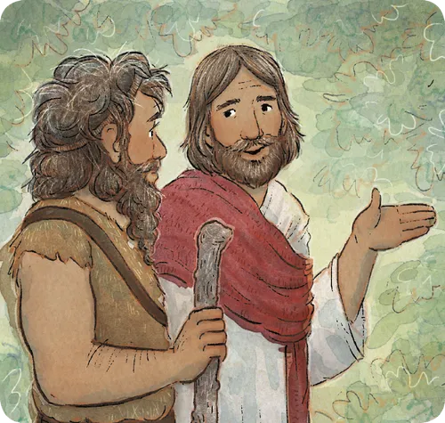 John talking to Jesus