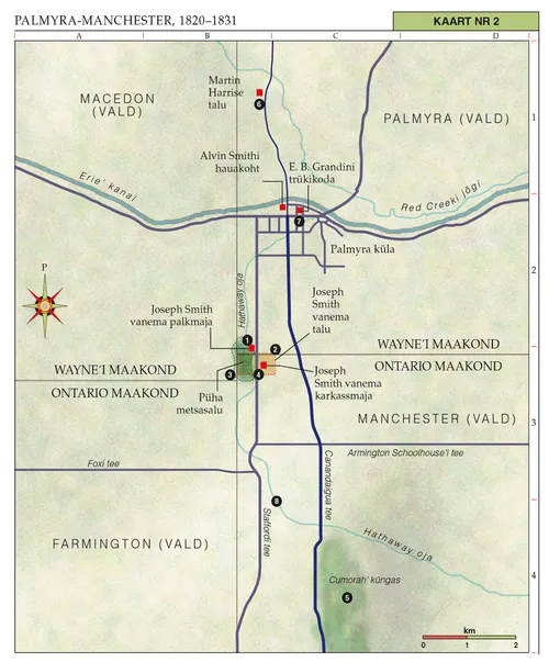 Kiriku ajaloo kaart nr 2