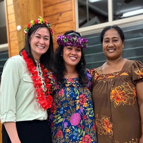 Sister Yee with two other sisters
