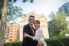 young couple in front of Hong Kong China Temple