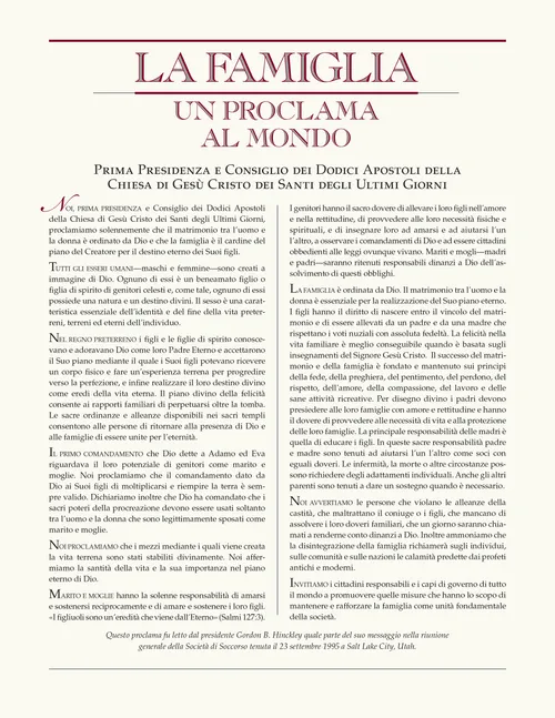 proclamation document